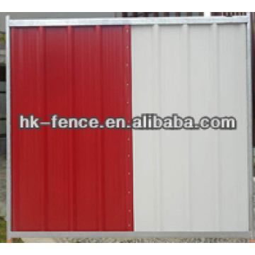 0.4mm thickness Steel board temporary fence Colorbond Fence